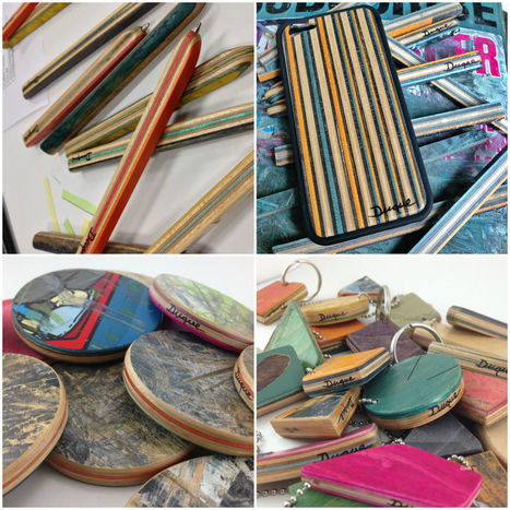 Recycled Skateboards Accessories | 1001 Recycling Ideas ! | Scoop.it