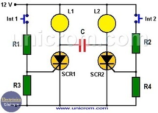 Luz intermitente manual con SCR | tecno4 | Scoop.it