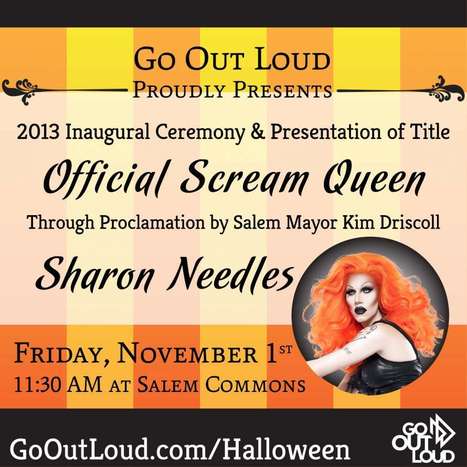 Go Out Loud to Crown Inaugural 'Scream Queen' Title to Cult Icon Sharon Needles | PinkieB.com | LGBTQ+ Life | Scoop.it