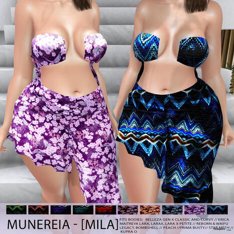 Mila Dress Fatpack Teleport Hub Group Gift by Munereia | Teleport Hub - Second Life Freebies | Second Life Freebies | Scoop.it