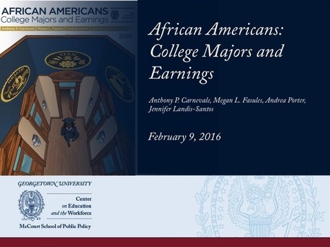 African Americans Majors | CEW Georgetown | The Student Voice | Scoop.it