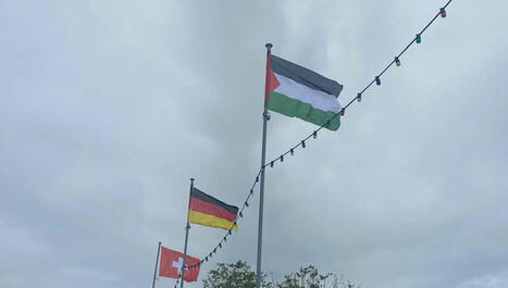 À Bayonne, la mairie hisse finalement le drapeau palestinien sur le pont Saint-Esprit - ici | BABinfo Pays Basque | Scoop.it