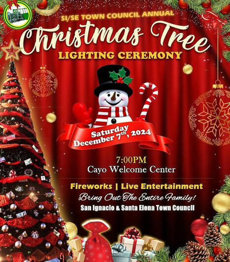Cayo Christmas Tree Lighting 2024 | Cayo Scoop!  The Ecology of Cayo Culture | Scoop.it