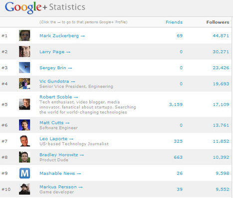 Google+ Statistics: View Friends & Followers Stats Of Google+ Users | Google + Project | Scoop.it