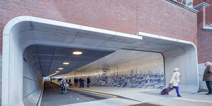 Nuovo tunnel artistico per pedoni e ciclisti ad Amsterdam | EcoTurismo e Mobilità Sostenibile | Scoop.it