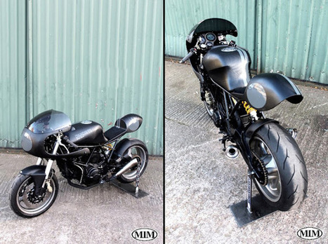 Cafe Racer | Ducati 900 SS | carbon fibre ~ Grease n Gasoline | Cars | Motorcycles | Gadgets | Scoop.it