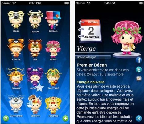 Horoscope 2014, prédictions, apps iPhone, iPad, iPod, (iOs) Androïd | iPhone, iPad, iPod, apps, iOS5, iCloud, ebook, liseuses | Scoop.it