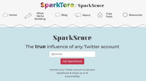 SparkScore mesure l'influence réelle d'un compte #Twitter | Time to Learn | Scoop.it