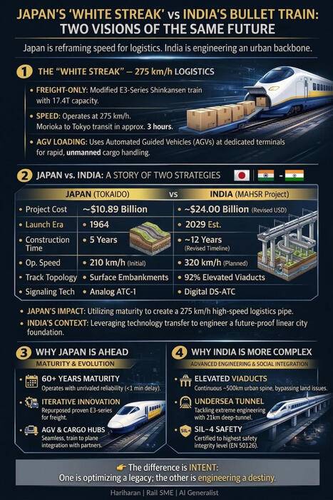 India Bullet Train #shinkansen #infrastructure #gatishakti | Hariharan Chandrasekaran | Indian Travellers | Scoop.it