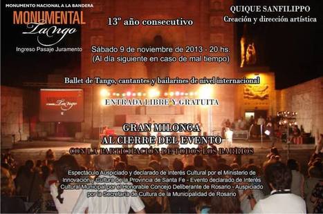 Monumental Tango en Rosario | Mundo Tanguero | Scoop.it