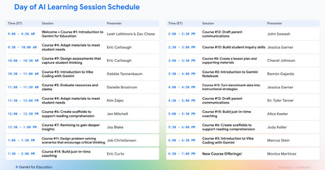 Sept. 19 - join Google for 30 minute training sessions - AI in Education - earn badges, attend when you can - free | iGeneration - Humane Use of Technology in an AI world (Pedagogy & Digital Innovation) | Scoop.it