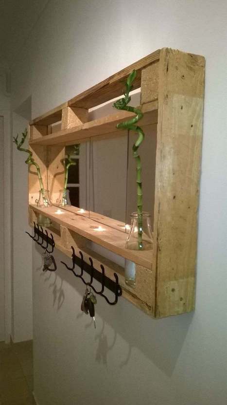 Pallet Mirror For My Entrance | 1001 Pallets ideas ! | Scoop.it
