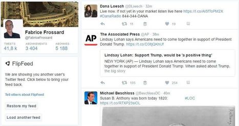 FlipFeed : changez votre fil twitter pour celui d'un autre > Faber Content | Faber Content | marketing et contenus | Scoop.it