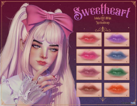 Sweetheart HD Lips For Lelutka Evo X July 2021 Group Gift by [Netherborn] | Teleport Hub - Second Life Freebies | Second Life Freebies | Scoop.it