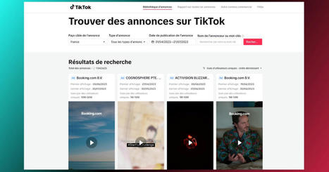 TikTok permet d’analyser les campagnes publicitaires des marques : comment ça marche | Community Management | Scoop.it