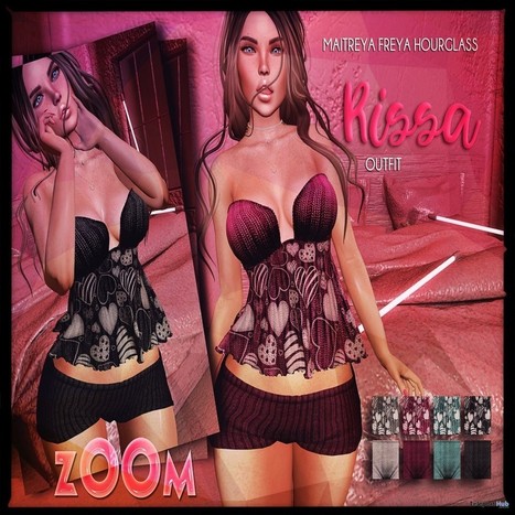 Rissa Outfit March 2019 Group Gift by zOOm | Teleport Hub - Second Life Freebies | Second Life Freebies | Scoop.it