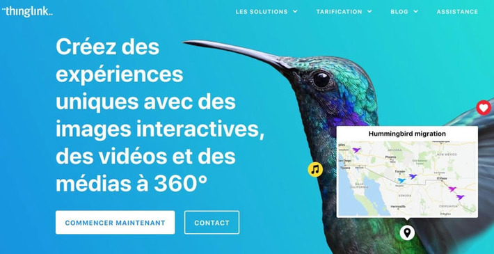 ThingLink. Transformez vos contenus visuels en ressources pédagogiques interactives | TIC et TICE mais... en français | Scoop.it