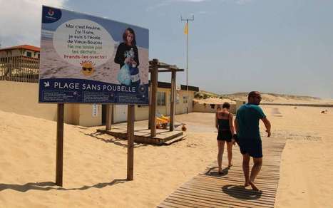 Vieux-Boucau (40) : des plages sans poubelles, ni mégots, pour un sable plus propre  | Landes | Scoop.it