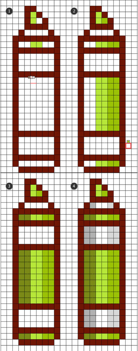 How to Create Pixel Art Icons in Adobe Illustrator | Drawing and Painting Tutorials | Scoop.it