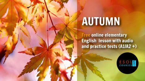 Learn English with Pictures - Autumn | Topical English Activities | Scoop.it
