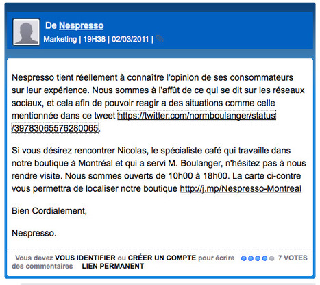 Nespresso : nécessité d'évangélisation ou renouvellement de l'ère du management par la peur ? | Nunalik | Bad buzz | Scoop.it