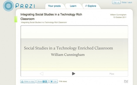 Friday 4ALL: Prezi and NCSS presentation, Moodle in an elementary school classroom | Networked Teaching & Learning | PREZI (A-ET) LA CLASSE | Scoop.it