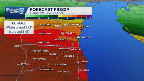 Wisconsin forecast: Heavy rain, flooding possible Saturday - WISN | Operation Deimos | Scoop.it