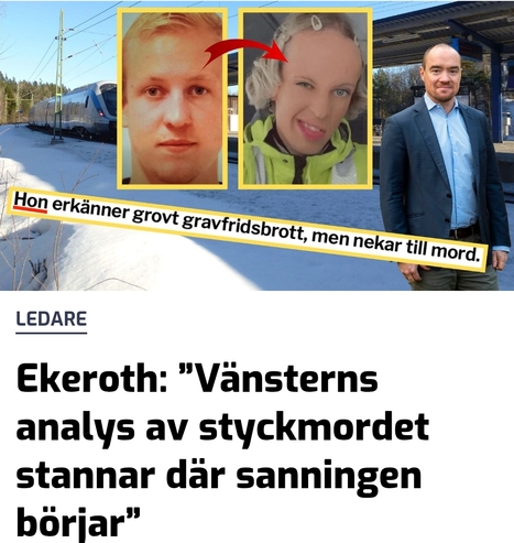 Ekeroth: "V&auml;nsterns analys av styckmordet stannar d&auml;r sanningen b&ouml;rjar" &raquo; Samnytt | 1Uutiset - Lukemisen t&auml;hden | Scoop.it