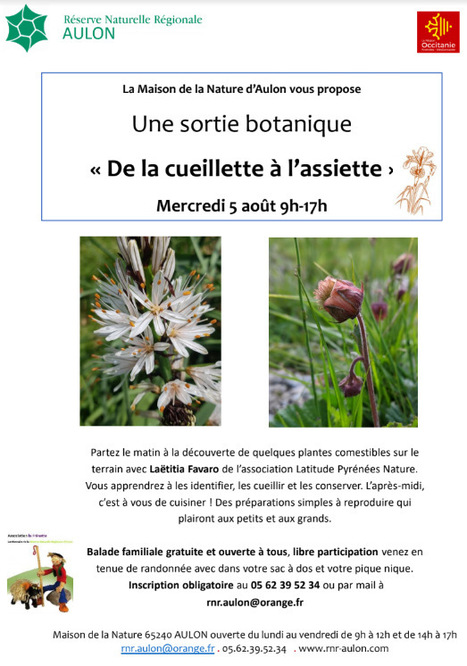 Sortie botanique sur le secteur d'Aulon le 5 août | Vallées d'Aure & Louron - Pyrénées | Scoop.it