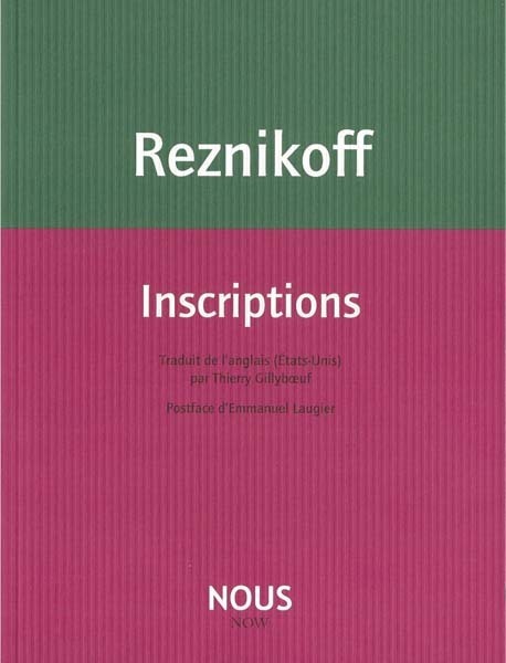 (Agenda) 16 mai, Paris, Charles Reznikoff, traduction T. Gillyboeuf, lu et pr&eacute;sent&eacute; par Emmanuel Laugier | Poezibao | Scoop.it