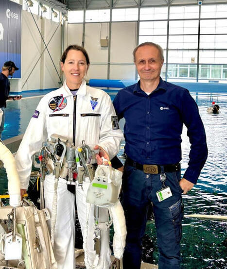 Les sorties extrav&eacute;hiculaires de Sophie Adenot vues par son instructeur europ&eacute;en | AERONAUTIQUE NEWS - AEROSPACE POINTOFVIEW - AVIONS - AIRCRAFT | Scoop.it