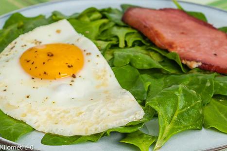 Salade d’épinards, oeuf et bacon – Kilomètre-0 | Légumes de saison | Scoop.it