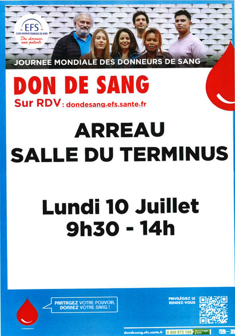 Donnez votre sang à Arreau le 10 juillet | Vallées d'Aure & Louron - Pyrénées | Scoop.it