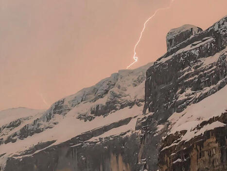 Quand la neige se m&ecirc;le &agrave; la foudre : une image impressionnante prise dans les Pyr&eacute;n&eacute;es | Accueil | Scoop.it