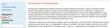 Evita - etymologinen viitetietokanta | 1Uutiset - Lukemisen tähden | Scoop.it