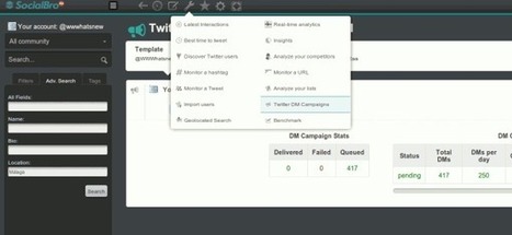 SocialBro estrena sus campañas DM, para enviar mensajes en Twitter a grupos filtrados | Utilización de Twitter la Educación | Scoop.it