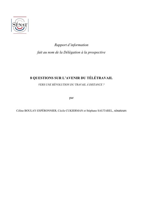 Avenir du télétravail | Veille juridique du CDG13 | Scoop.it