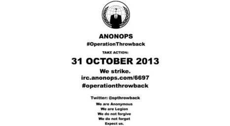 OpThrowback: Anonymous to Launch DDOS Attacks Against FBI, NSA Websites | ICT Security-Sécurité PC et Internet | Scoop.it