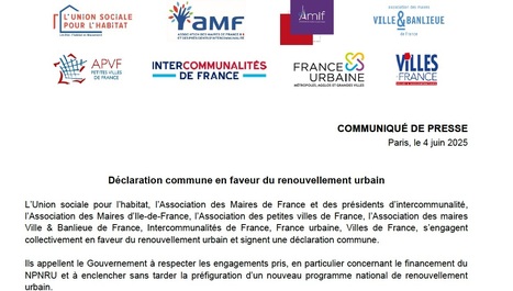 Déclaration commune - Renouvellement urbain : l’avenir des quartiers populaires se décide aujourd’hui ! | Urbanisme - Aménagement - SIG | Scoop.it