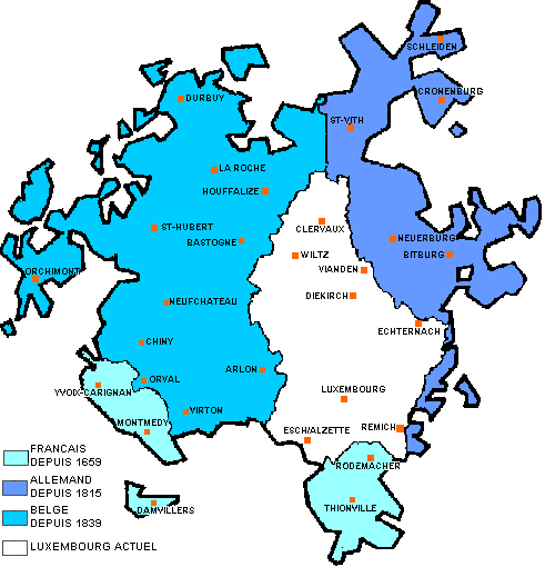 Luxembourg Centuries ago, yes Luxembourg was much bigger before... | Luxembourg (Europe) | Scoop.it