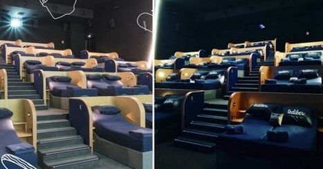 Marseille inaugure la première salle de cinéma française... avec des lits et des plaids ! | les films, grand format ou pas | Scoop.it
