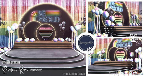 Rainbow Room Backdrop June 2026 Group Gift by Synnergy Tavis | Teleport Hub - Second Life Freebies | Second Life Freebies | Scoop.it