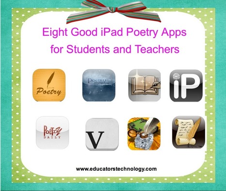 8 Good iPad Poetry Apps for Teachers and Students ~ Educational Technology and Mobile Learning | The 21st Century | Scoop.it