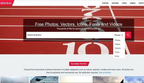 Stockio: miles de imágenes, iconos, vectores, vídeos y fuentes gratuitas | TIC & Educación | Scoop.it