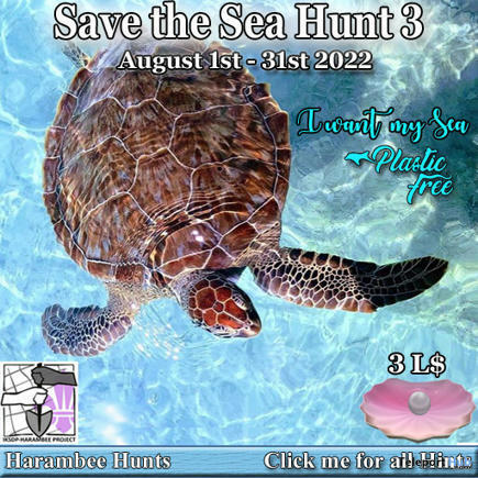 Save The Sea Hunt 3 (2022) | Teleport Hub - Second Life Hunts | Second Life Freebies | Scoop.it