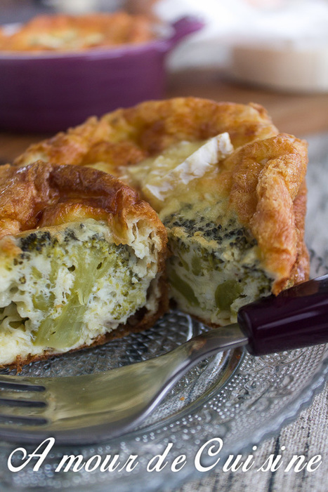 flan aux brocolis et camembert - Amour de cuisine | recettes pour le dessert : gateaux, desserts et patisseries, boissons rafraichissantes ou boissons chaudes selon la saison | Scoop.it