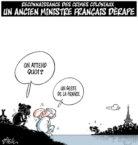 Dessin de presse Algérie et crimes coloniaux de la France... | Dessins de Presse | Scoop.it