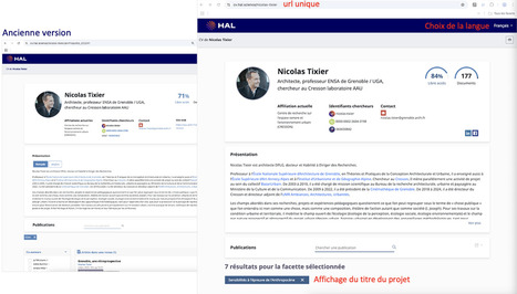 Découvrez toutes les évolutions du CV HAL | CCSD | Science ouverte | Scoop.it