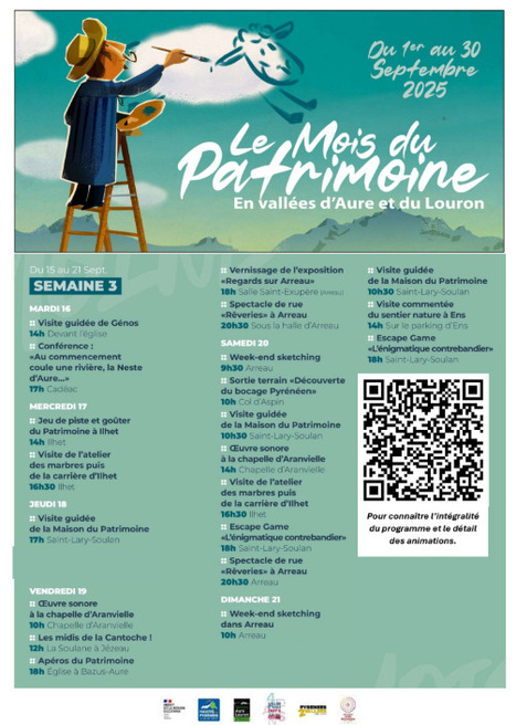 Mois du Patrimoine 2025 en Aure et Louron : programme de la troisième semaine | Vallées d'Aure & Louron - Pyrénées | Scoop.it