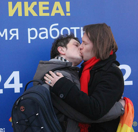 Russian LGBT activists storm IKEA with gay ”kiss-in” | PinkieB.com | LGBTQ+ Life | Scoop.it